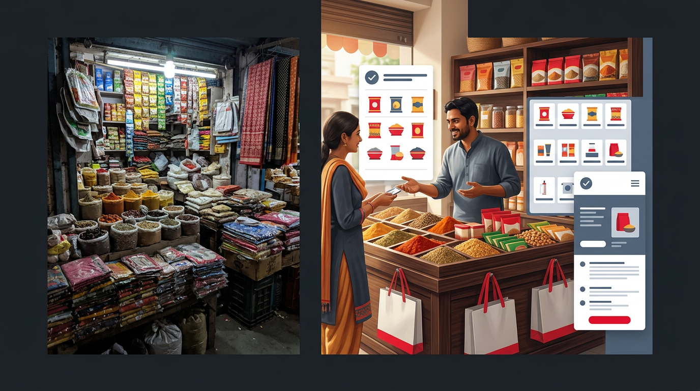 A split screen comparing a poor ad layout with high-converting Delhi classified ads